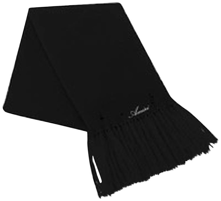 Amiri Half Cardigan Scarf Black