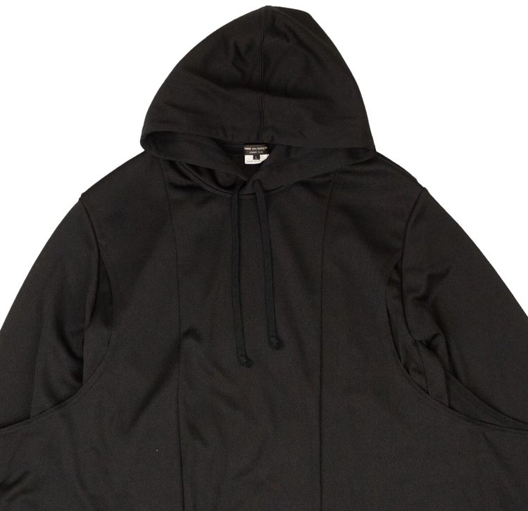 Comme des Garcons Asymmetrical Hoodie Black