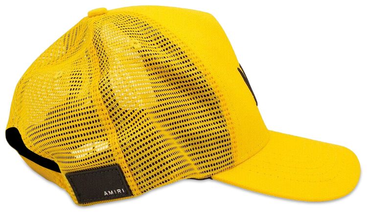 Amiri Core Logo Trucker Hat Yellow