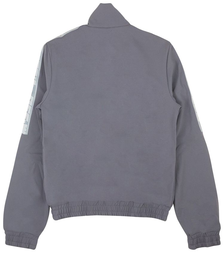 Off White Medium Athletic Track Jacket Grey