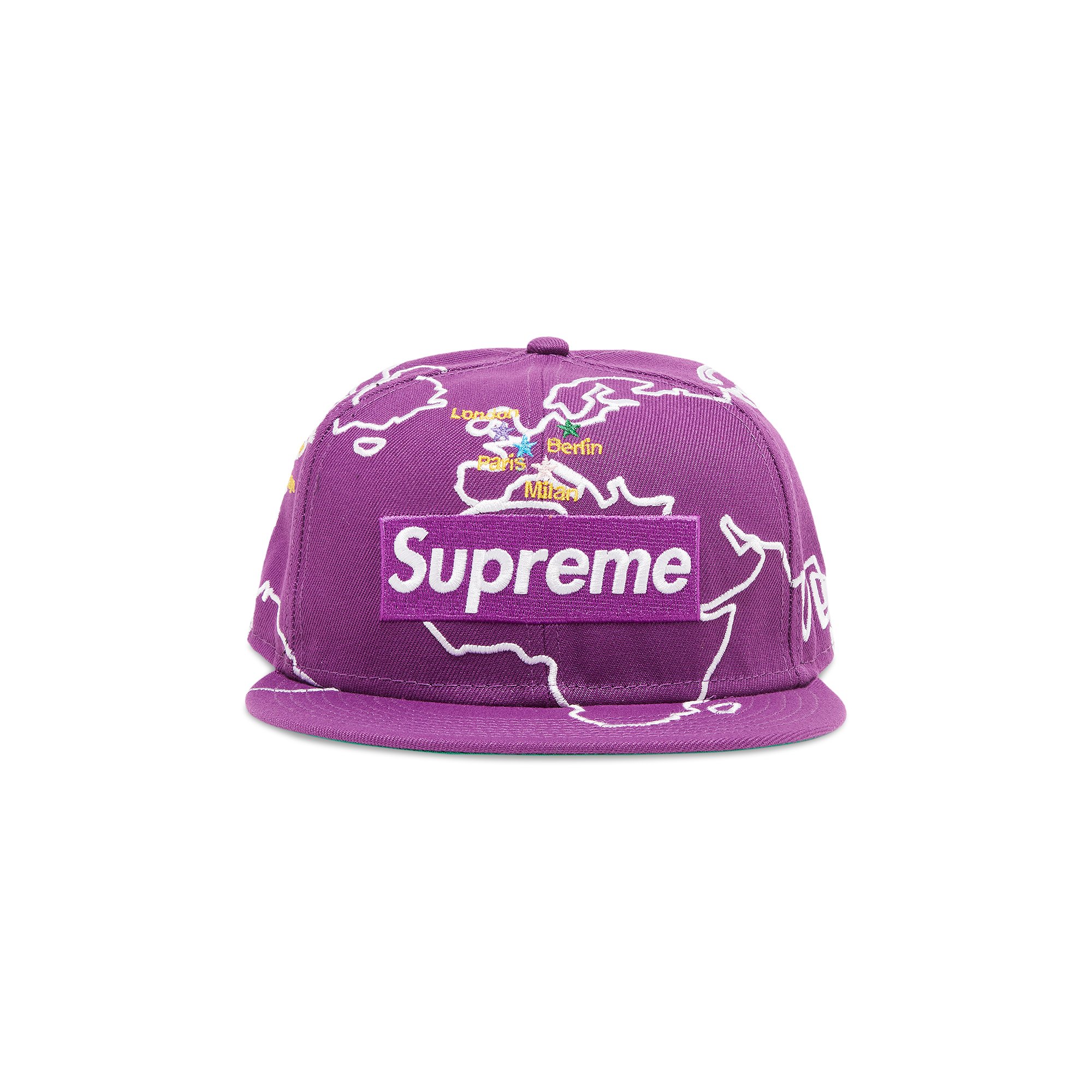 Buy Supreme Worldwide Box Logo New Era 'Purple' - FW23H21 PURPLE