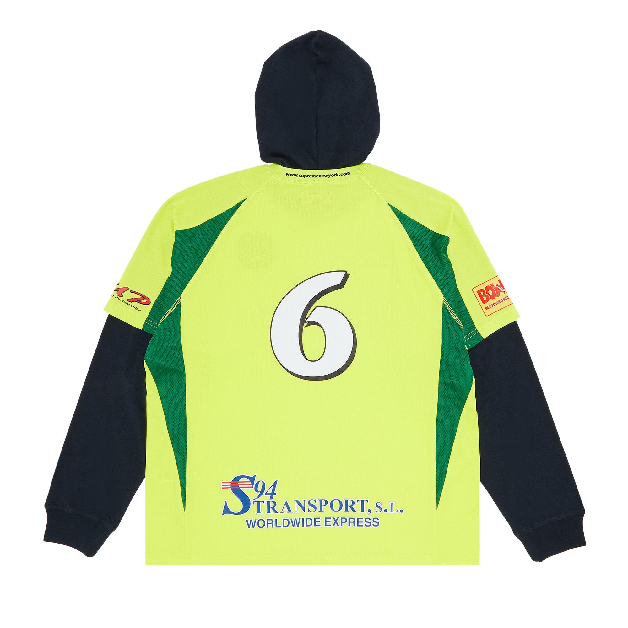 Buy Supreme Hooded Soccer Jersey 'Bright Green' - FW23KN37 BRIGHT GREEN |  GOAT