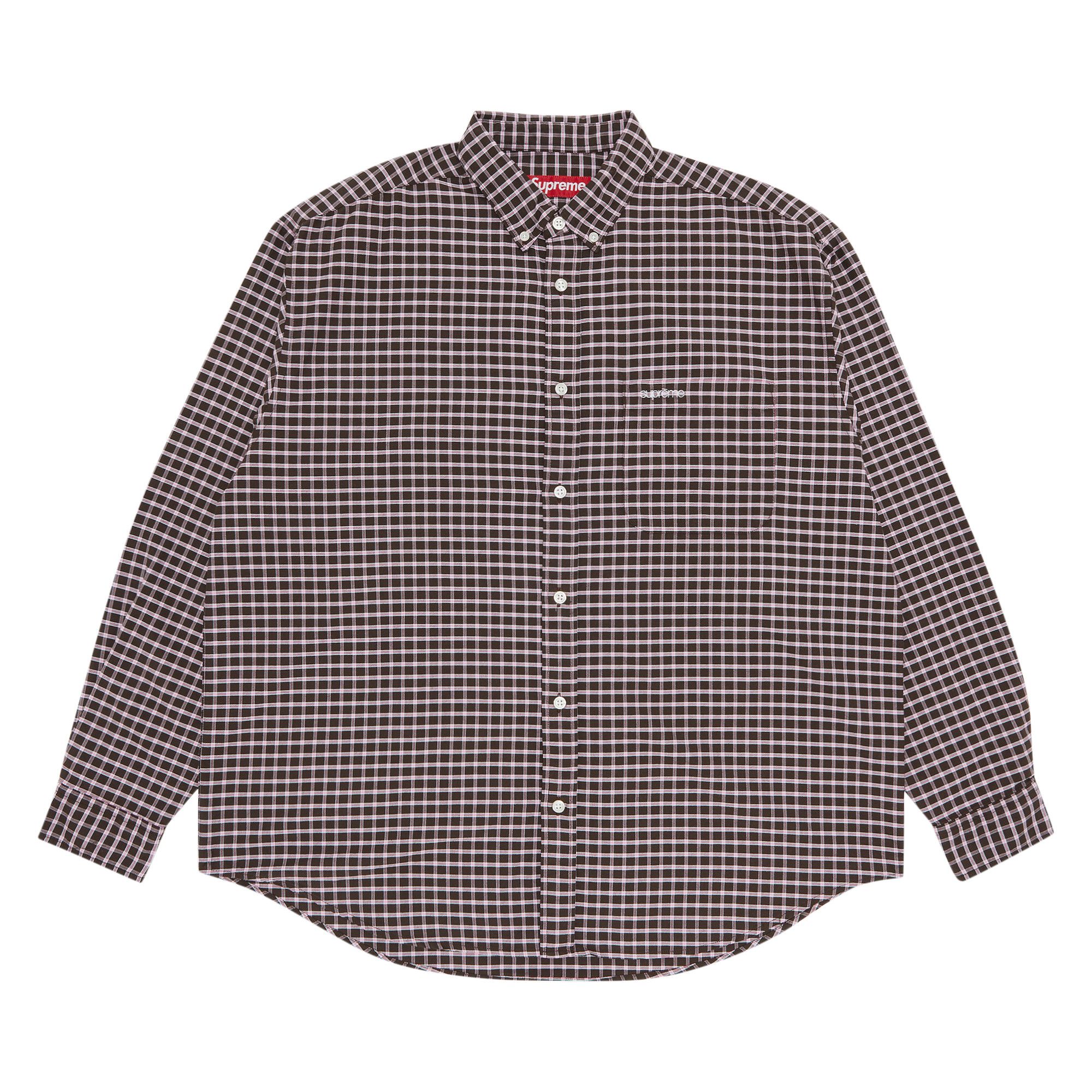 トップス Supreme Loose Fit Oxford Shirt Brown Buy Supreme Loose Fit Oxford Shirt 'Brown Plaid' - FW23S3 BROWN