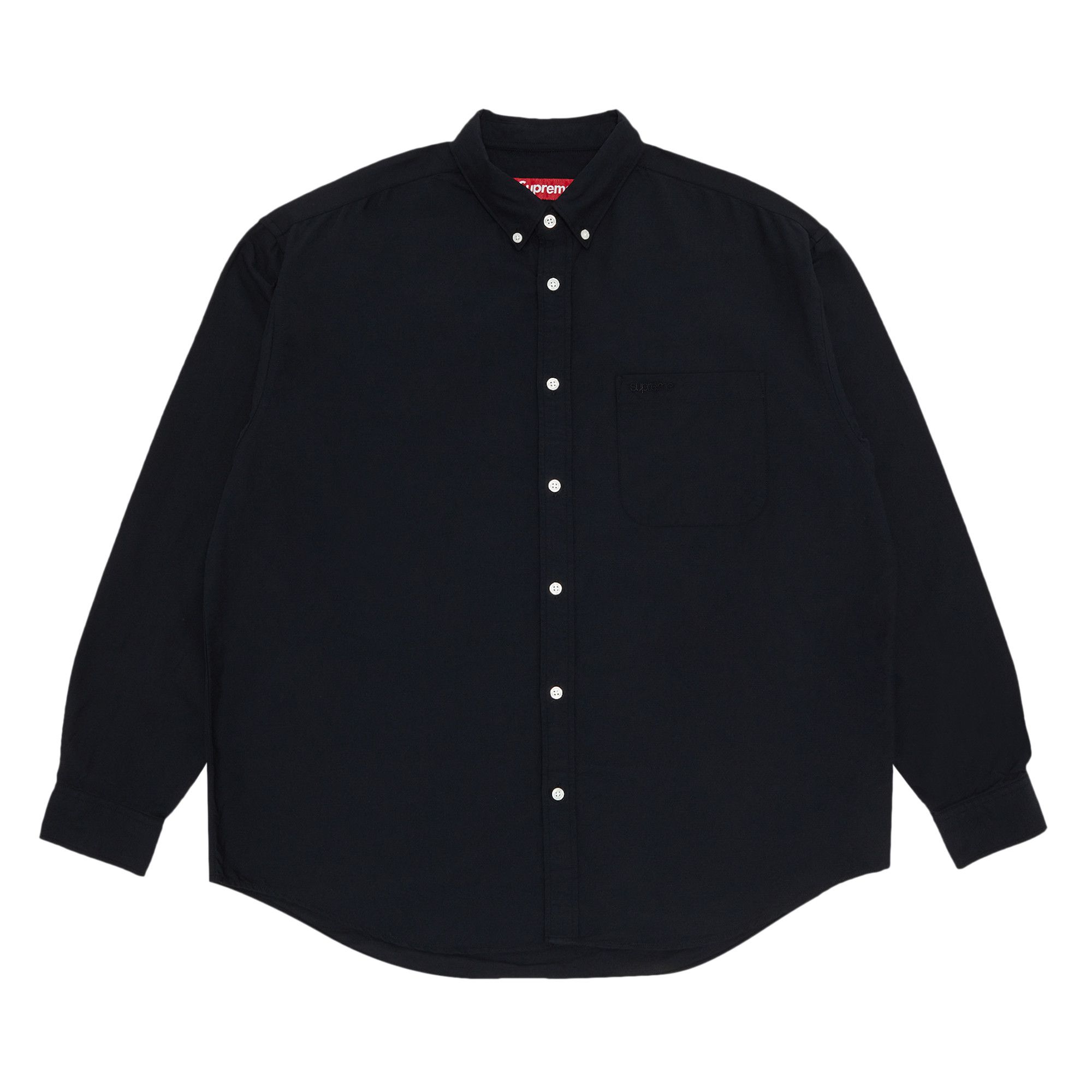 Buy Supreme Loose Fit Oxford Shirt 'Black' - FW23S3 BLACK | GOAT