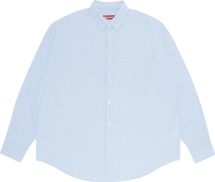 Buy Supreme Loose Fit Oxford Shirt Light Blue Fw23s3 Light Blue Goat 7899