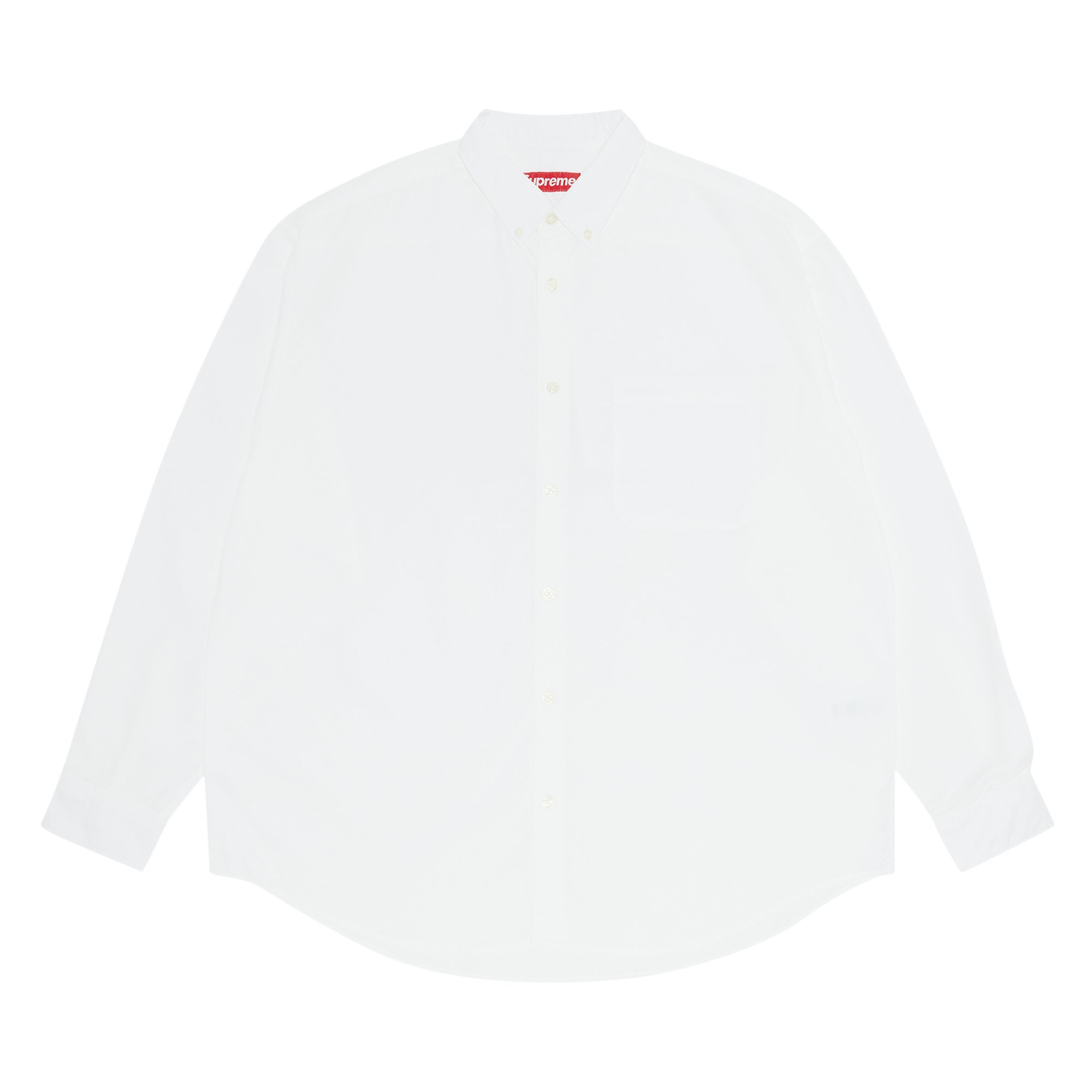 Buy Supreme Loose Fit Oxford Shirt 'White' - FW23S3 WHITE | GOAT CA