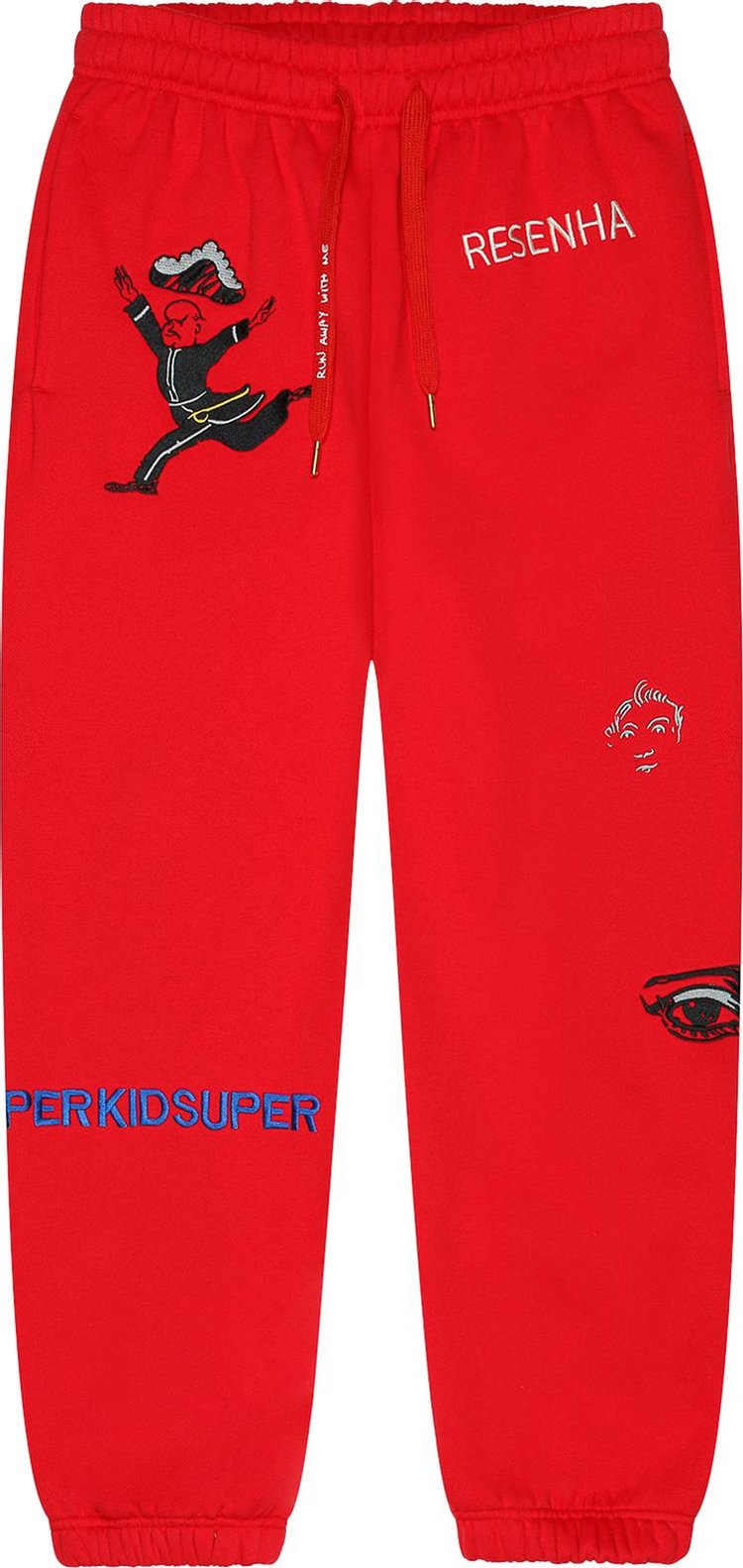 KidSuper Super Sweatpants 'Red'