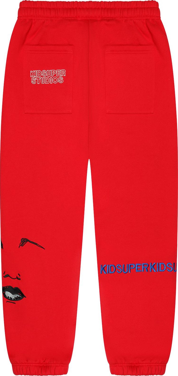 KidSuper Super Sweatpants Red