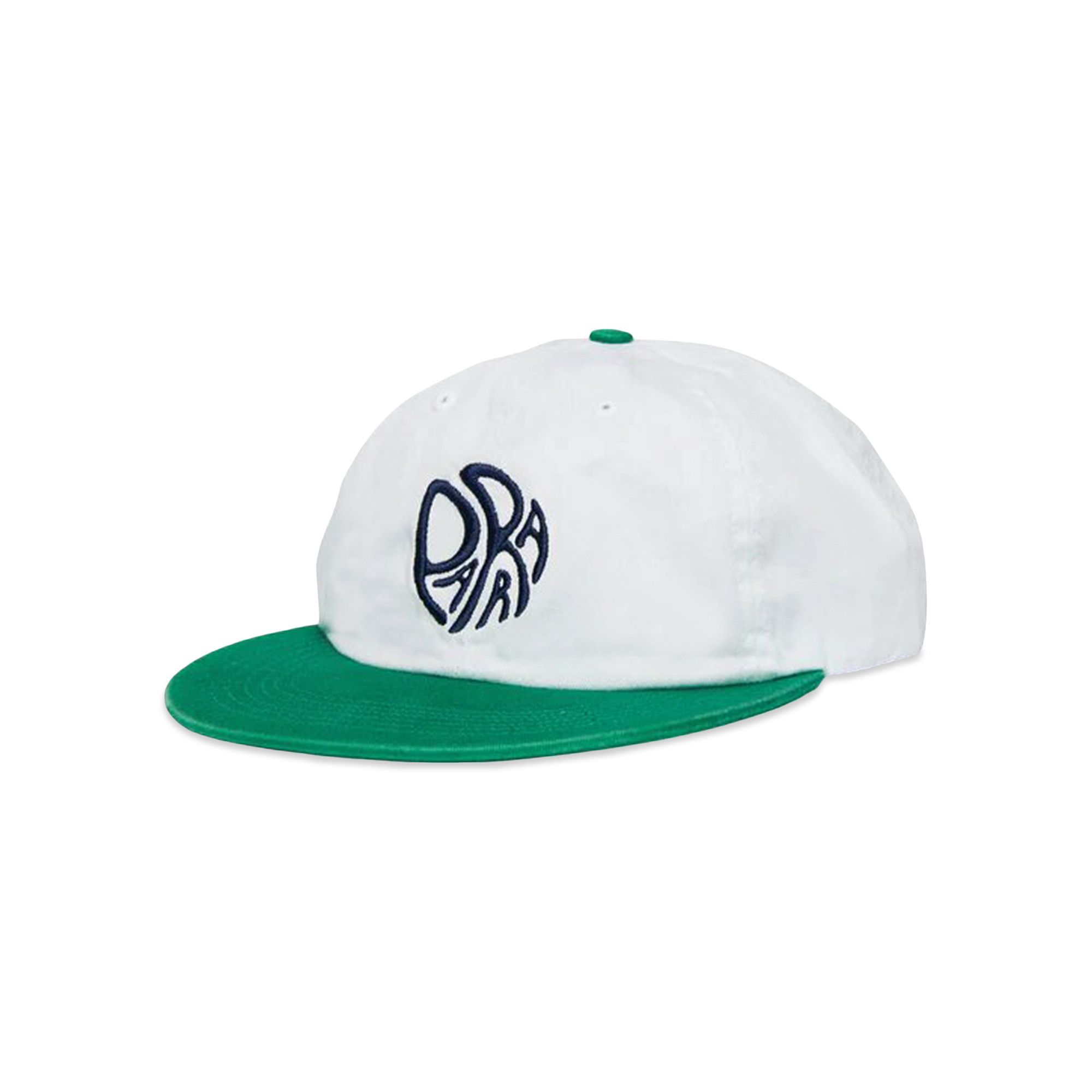 Buy Parra Circle Tweak Logo 6 Panel Hat 'Off White/Green