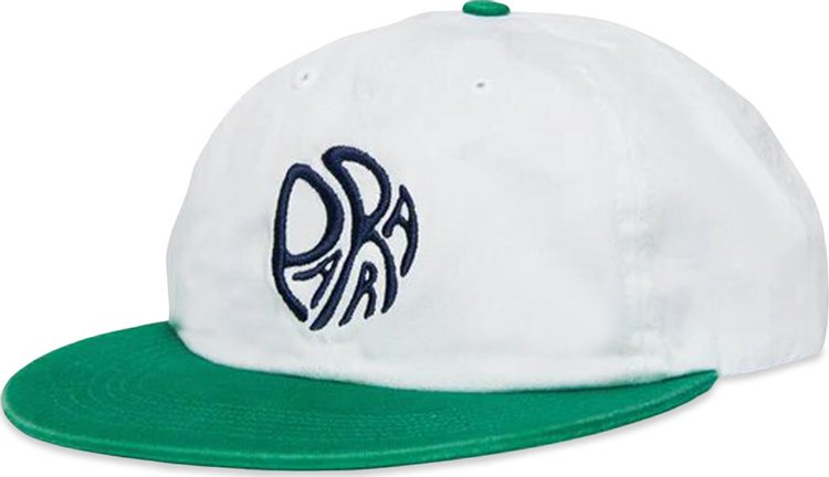 Buy Parra Circle Tweak Logo 6 Panel Hat 'Off White/Green' - 49365 OFF