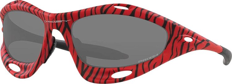 Oakley Racing Jacket Sunglasses Red TigerPrizm Black