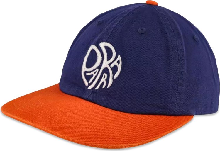 Parra Circle Tweak Logo 6 Panel Hat 'Navy/Orange'