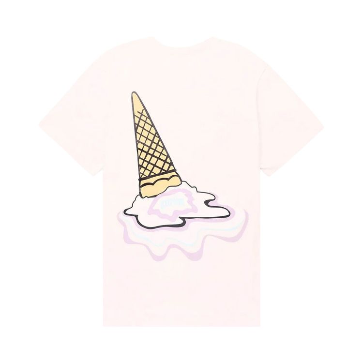 Icecream Melt T Shirt Whisper White