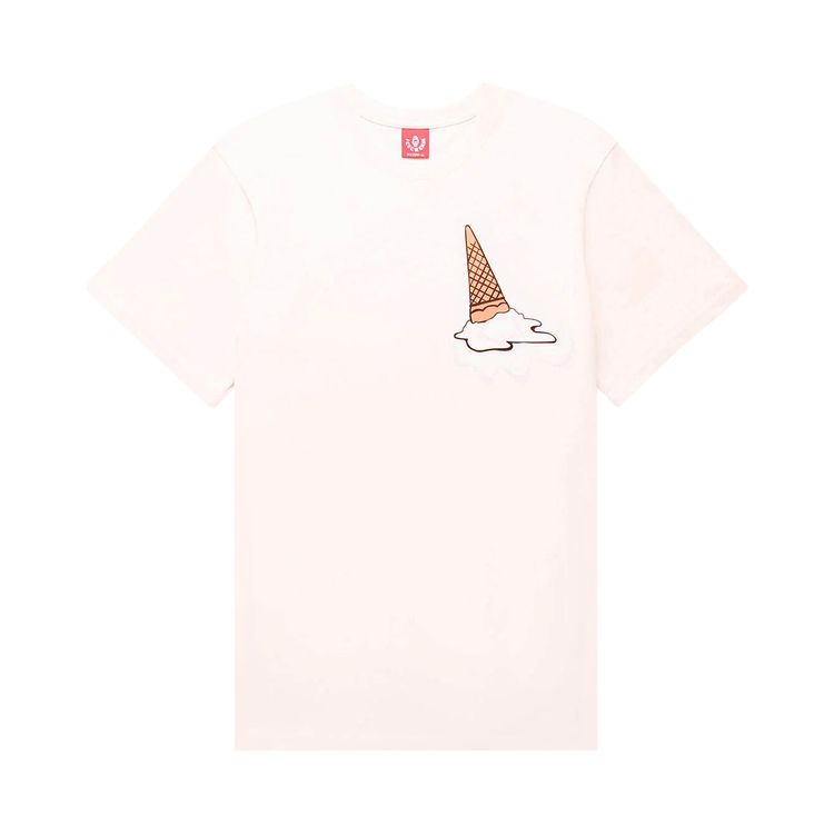 Icecream Melt T Shirt Whisper White