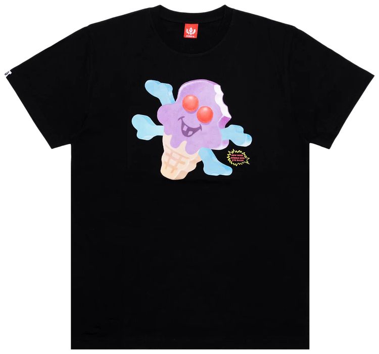 Icecream Gumball Eyes T Shirt Black