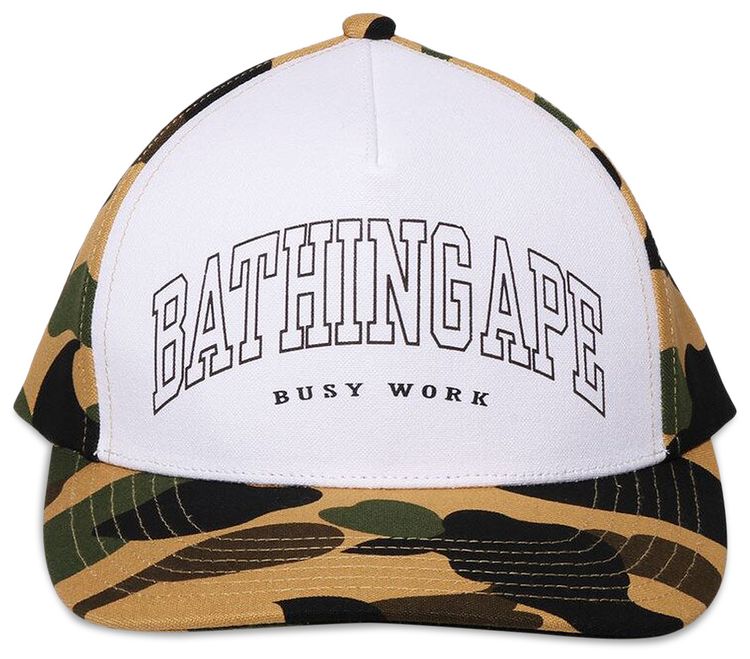BAPE 1st Camo Cap Yellow