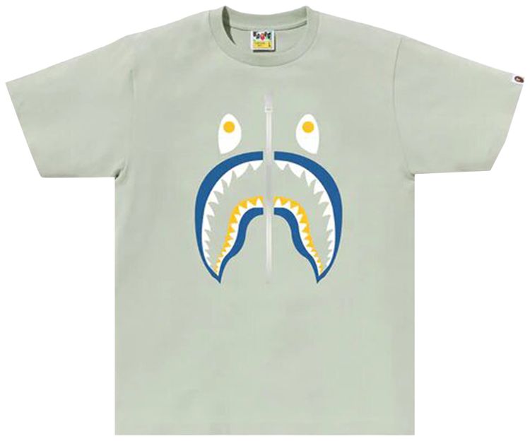 BAPE Colors Shark Tee Green
