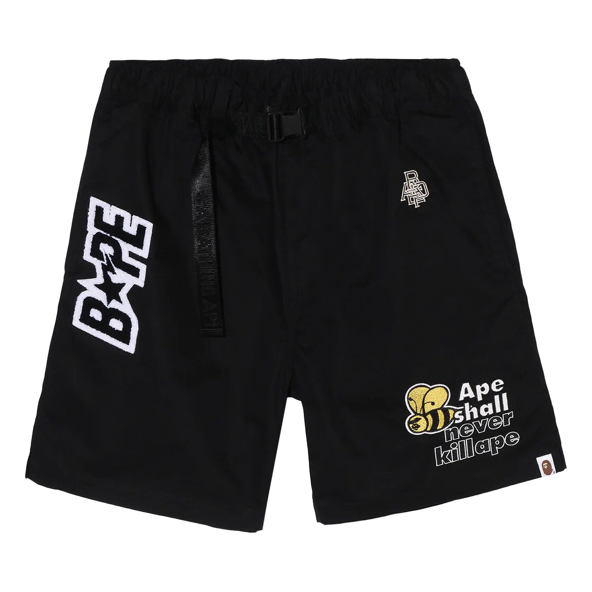 Buy BAPE Patchwork Eazy Shorts 'Black' - 1J30 153 006 BLACK Buy BAPE Patchwork Eazy Shorts 'Black' - 1J30 153 006 BLACK