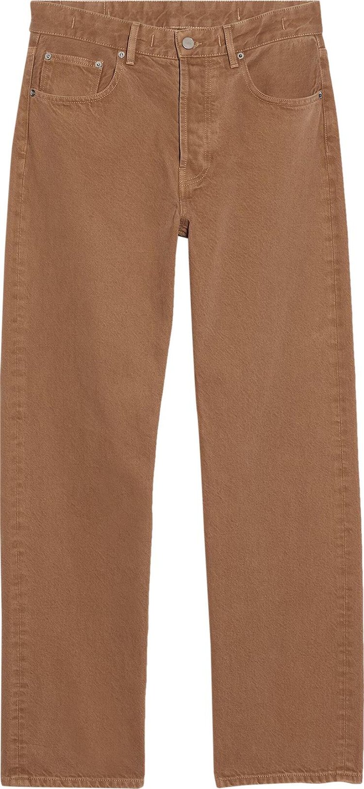 Jacquemus Straight Jeans 'Camel/Beige'