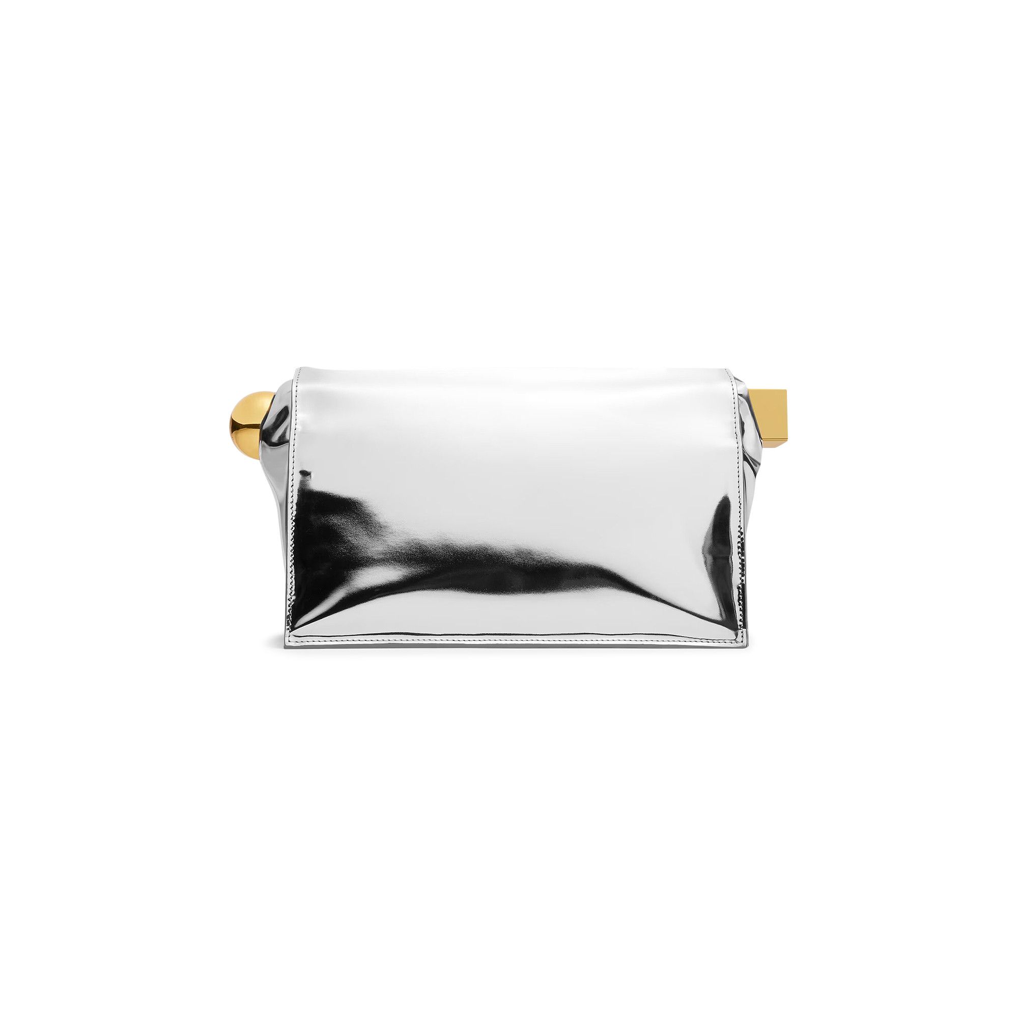 Buy Jacquemus La Pochette Rond Carre 'Silver' - 233BA356