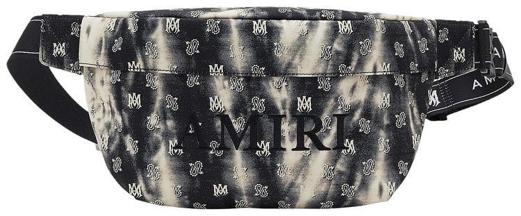 Amiri Micro Paisley Tie Dye Bum Bag Black
