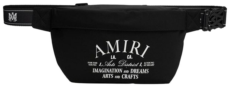 Amiri Arts District Bum Bag Black