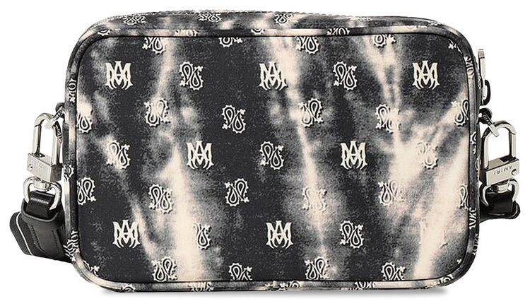 Amiri Micro Paisley Tie Dye Camera Bag Black