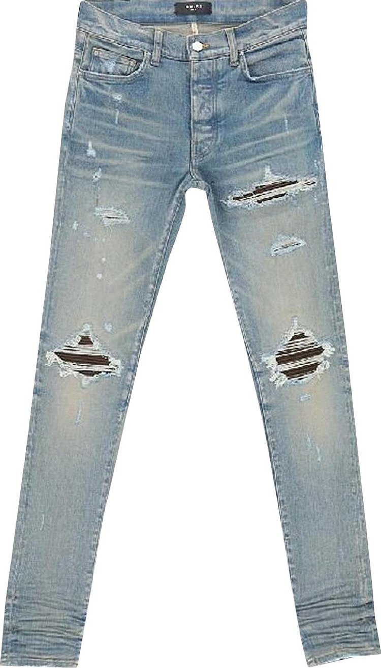 Buy Amiri MX1 Leather Jean 'Indigo' - PF23MDS045 515 INDI | GOAT