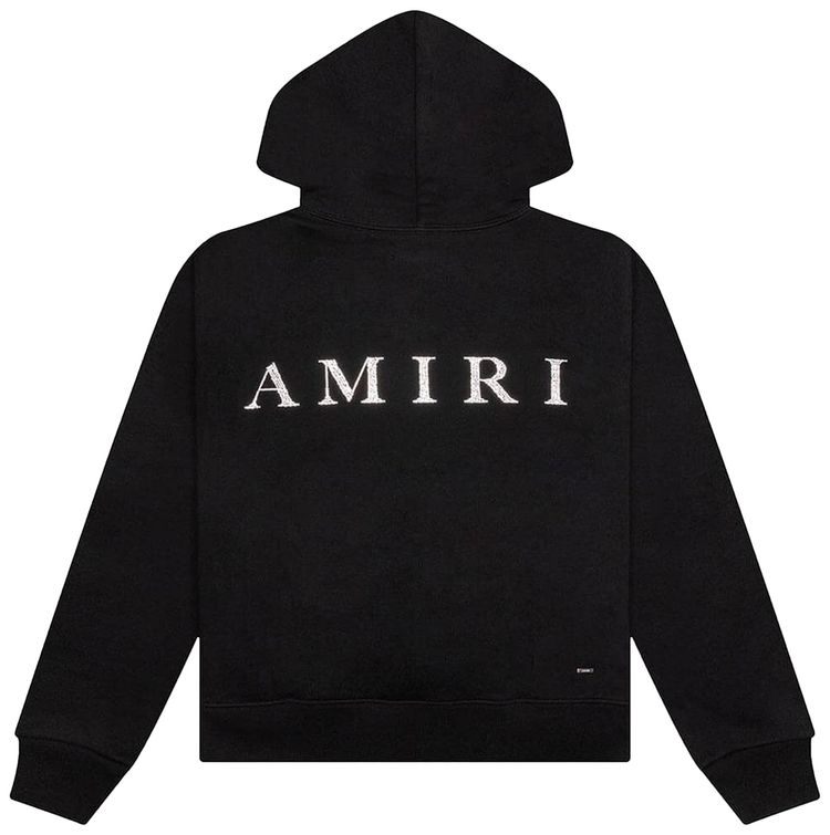 Amiri Crystal Embellished Ma Hoodie Black