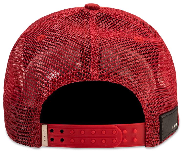 Amiri Varsity Trucker Hat Red