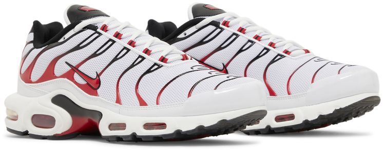 Nike Air Max Plus White University Red