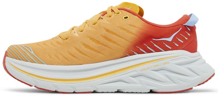 HOKA Bondi X Fiesta Amber Yellow