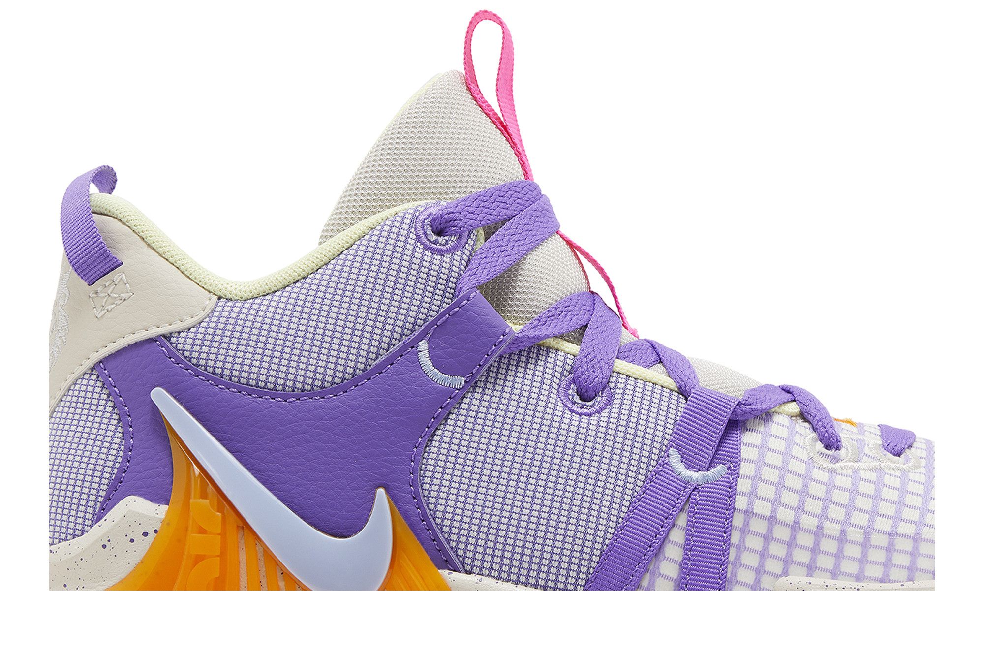 Purple and orange lebrons shop