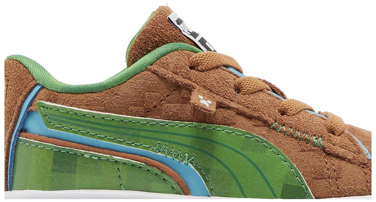 Minecraft x Puma Suede Infant Grass Block
