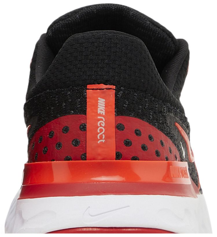 Nike Wmns React Infinity Run Flyknit 3 Black University Red