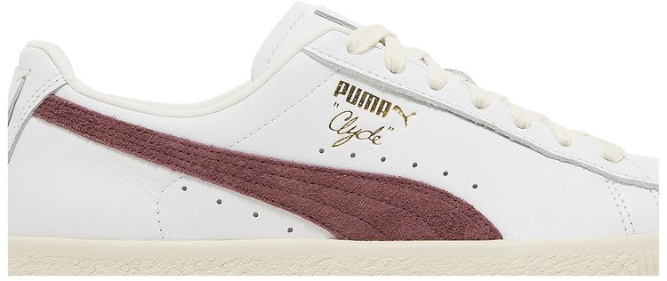 Puma Clyde Base White Wood Violet