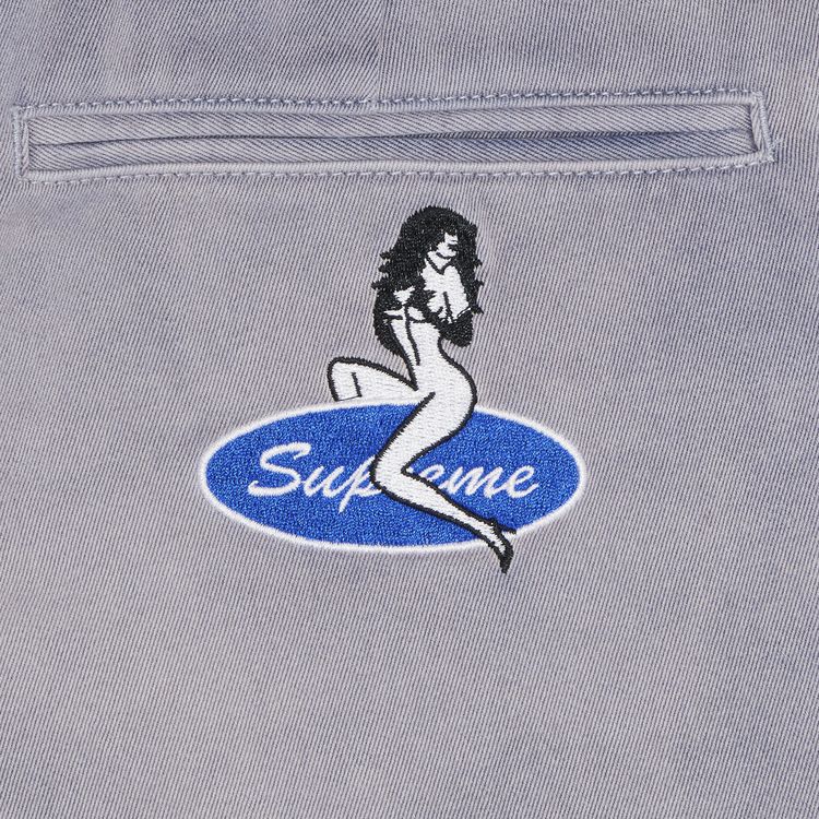 Supreme Chino Pant Washed Navy