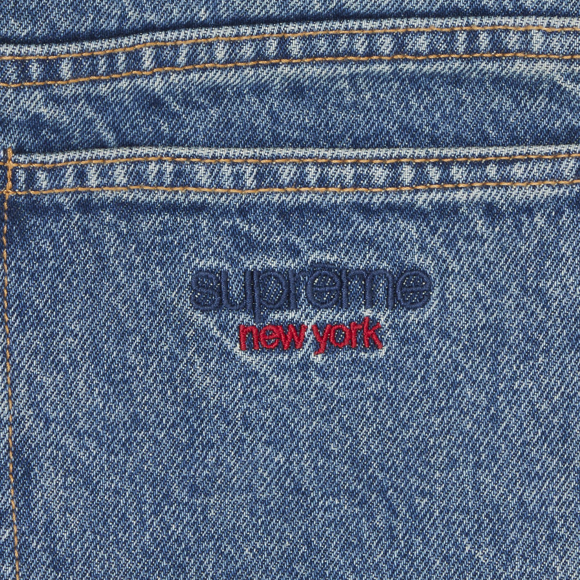 Buy Supreme Baggy Jean 'Washed Indigo' - FW23P27 WASHED