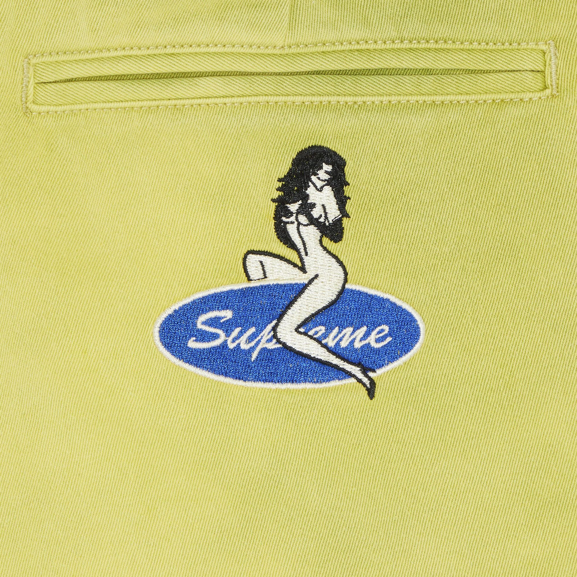 Buy Supreme Chino Pant 'Washed Green' - FW23P36 WASHED GREEN | GOAT