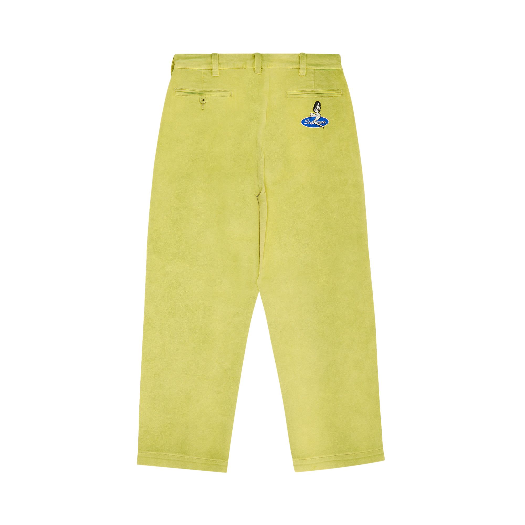 【正規取扱店】 Buy Supreme Chino Pant 'Washed Green' - FW23P36 WASHED GREEN パンツ
