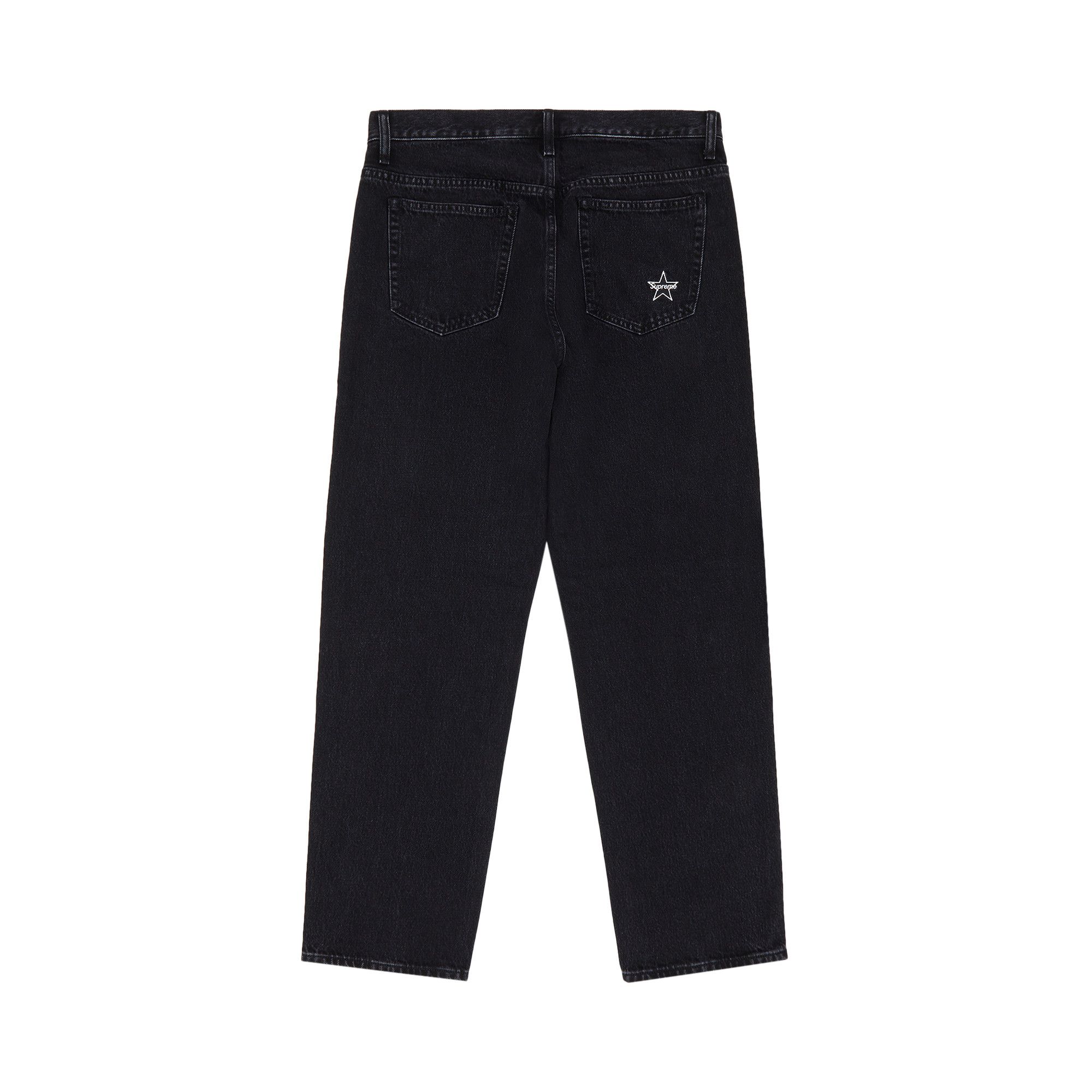 Size 32 Supreme Regular Jean 'Washed Black'