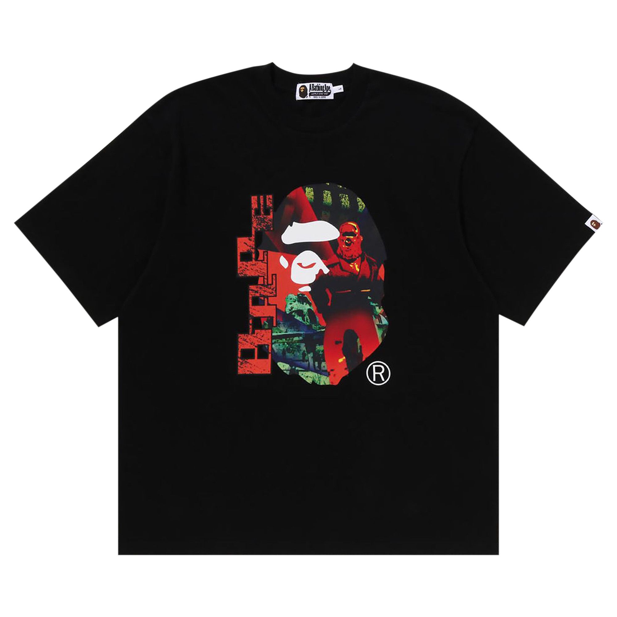 Buy BAPE Head Graphic Tee 'Black' - 1J80 109 054 BLACK | GOAT