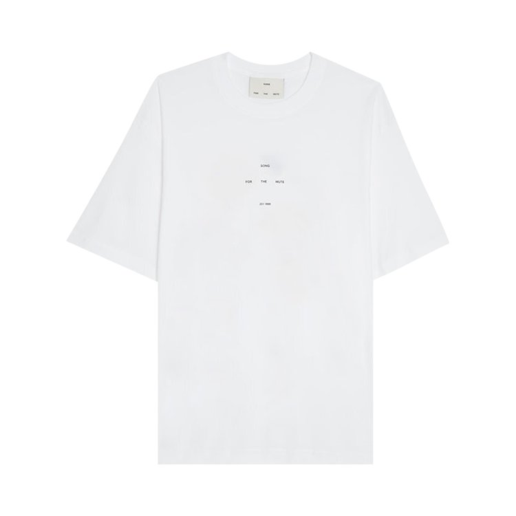 Song for the Mute Logo Oversized Tee 'White'