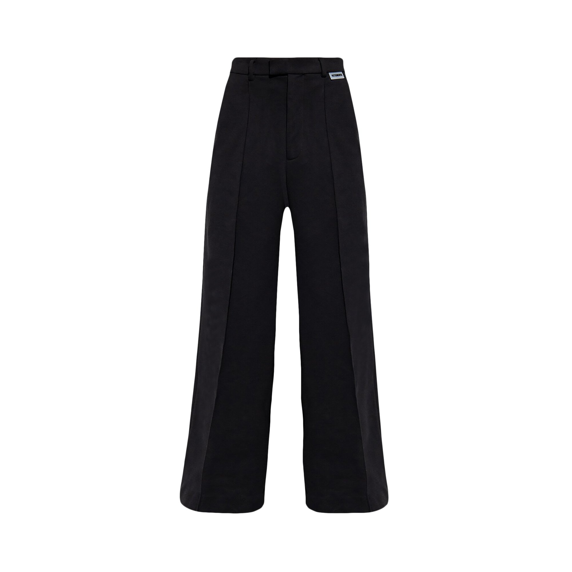 Buy Vetements Wide Leg Molton Tailored Pants 'Black' - UE54PA420B BLAC |  GOAT