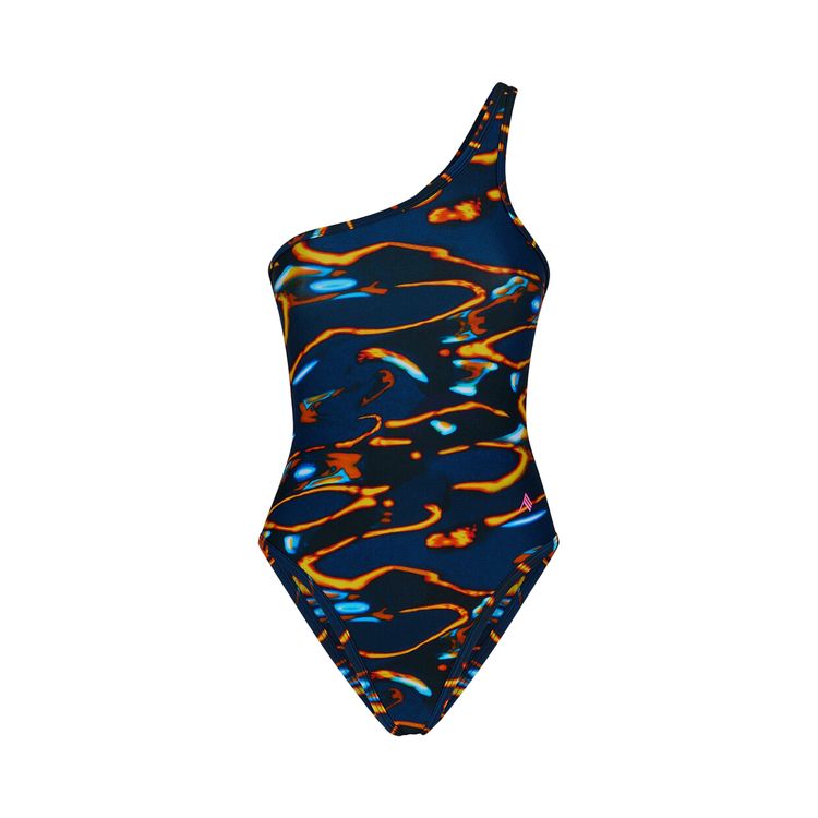 The Attico Women's Lycra One Piece Swimsuit Black