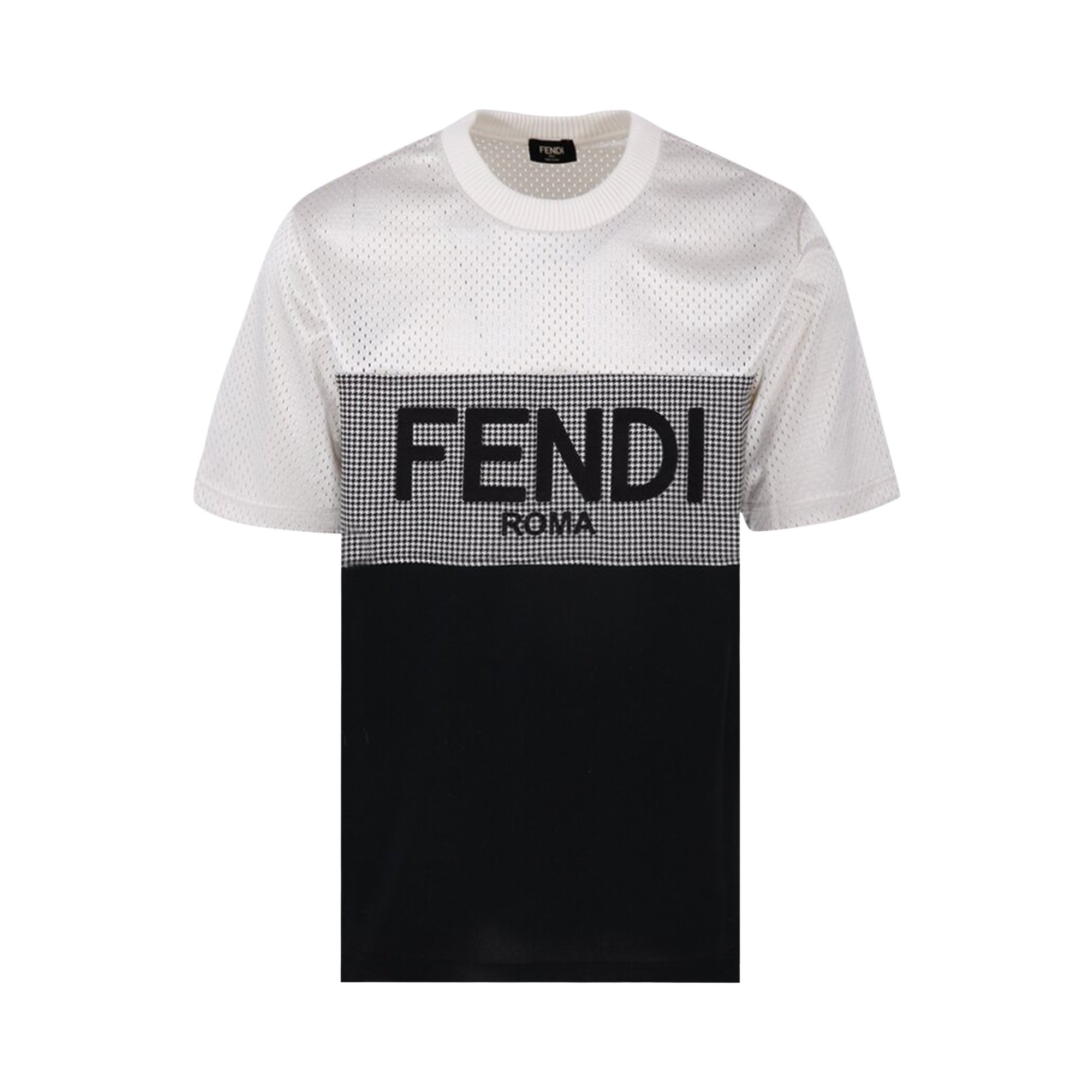 Buy Fendi T-Shirt 'Cloud/Black' - FAF649 AL49 F0J8Z | GOAT
