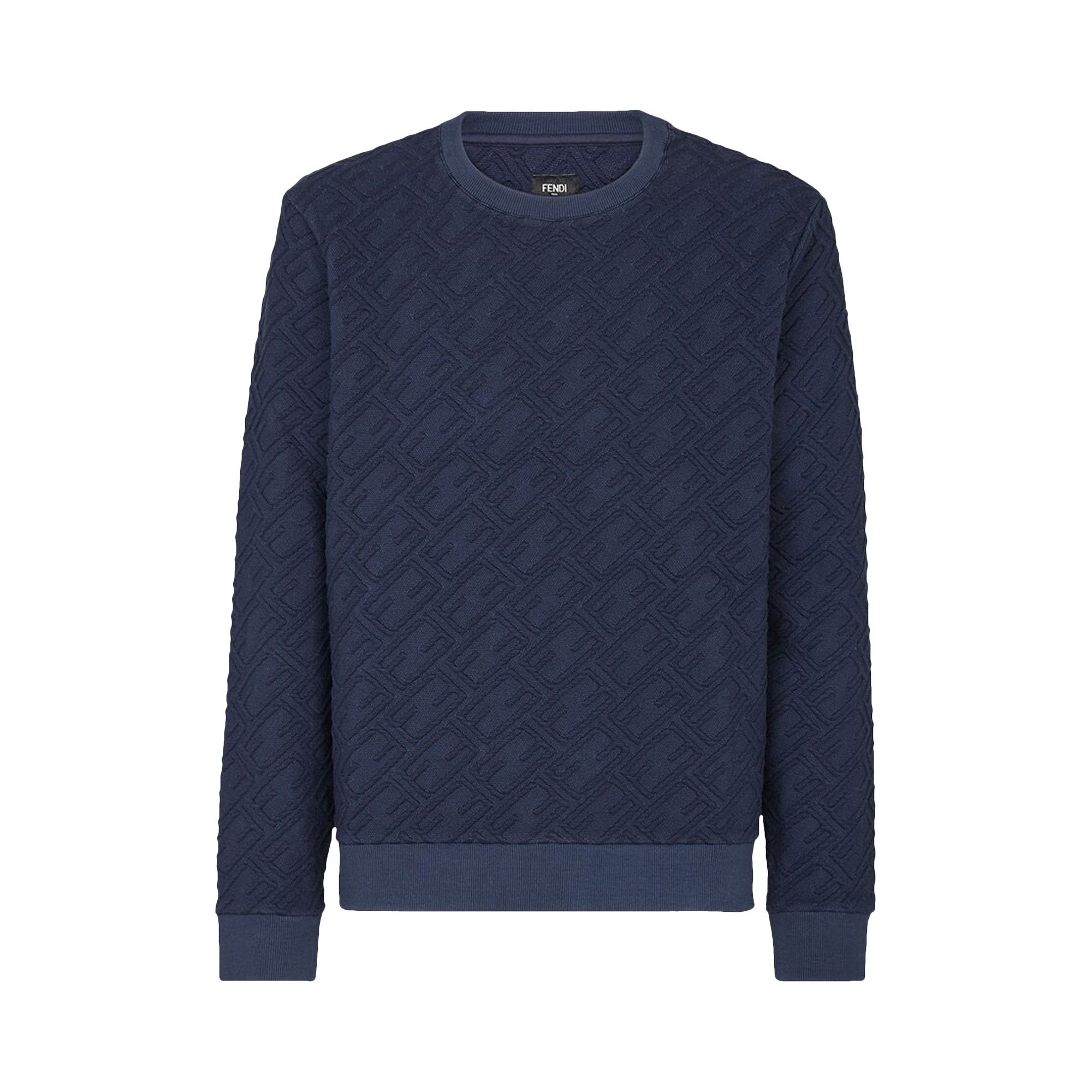 Navy new arrivals fendi sweatshirt