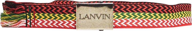 Lanvin Belt Curb BlackMulticolor