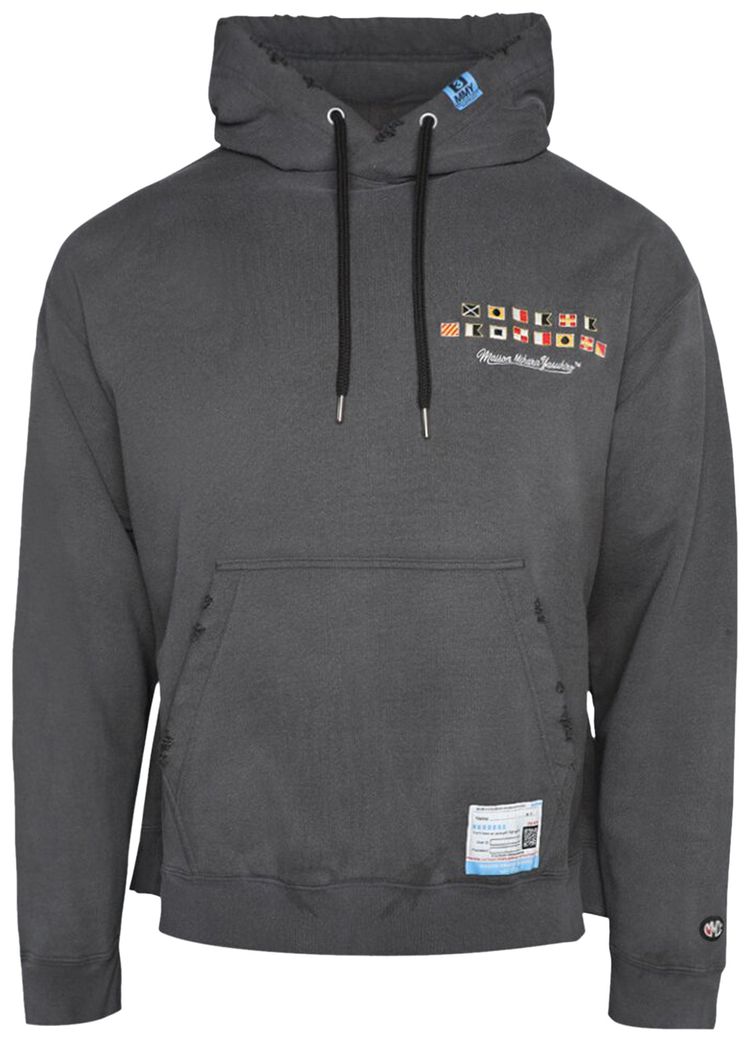 Maison Mihara Yasuhiro Triple Layered Hoodie Black