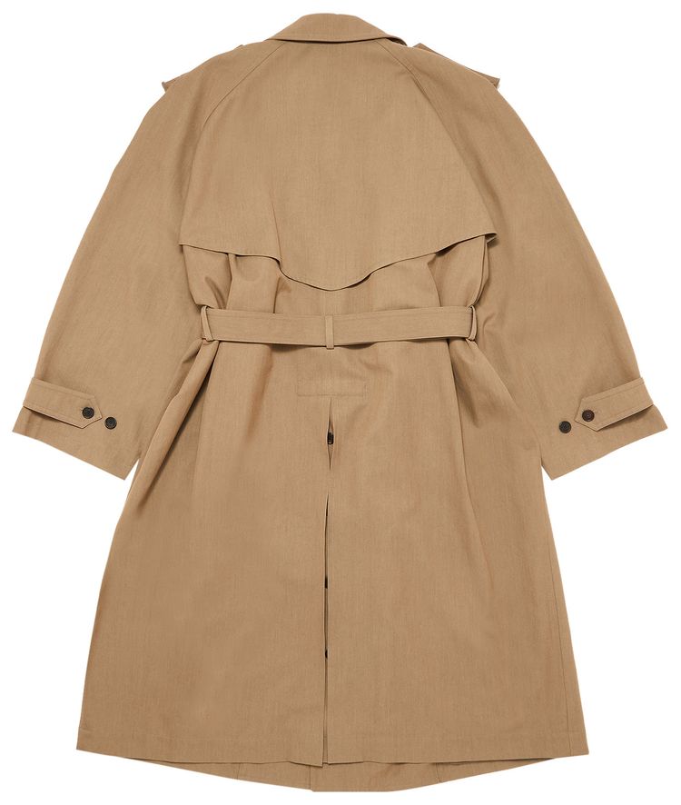 Balenciaga Oversized Trench Coat Beige